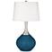 Color Plus Spencer 31" High Oceanside Blue Table Lamp