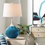 Thumbnail1 of Color Plus Spencer 31" High Oceanside Blue Table Lamp