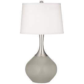 Image2 of Color Plus Spencer 31" High Requisite Gray Table Lamp