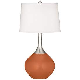 Image2 of Color Plus Spencer 31" High Robust Orange Table Lamp