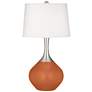 Color Plus Spencer 31" High Robust Orange Table Lamp