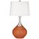 Color Plus Spencer 31" High Robust Orange Table Lamp