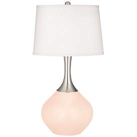 Image2 of Color Plus Spencer 31" Linen Color Glass Table Lamp