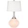 Color Plus Spencer 31" Linen Color Glass Table Lamp