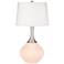 Color Plus Spencer 31" Linen Color Glass Table Lamp