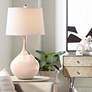 Color Plus Spencer 31" Linen Color Glass Table Lamp
