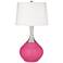 Color Plus Spencer 31" Modern Blossom Pink Table Lamp