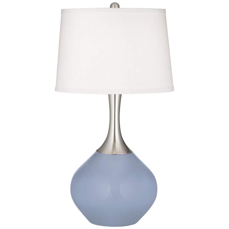 Image 3 Color Plus Spencer 31" Modern Blue Sky Table Lamp