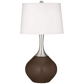 Image2 of Color Plus Spencer 31" Modern Carafe Brown Table Lamp