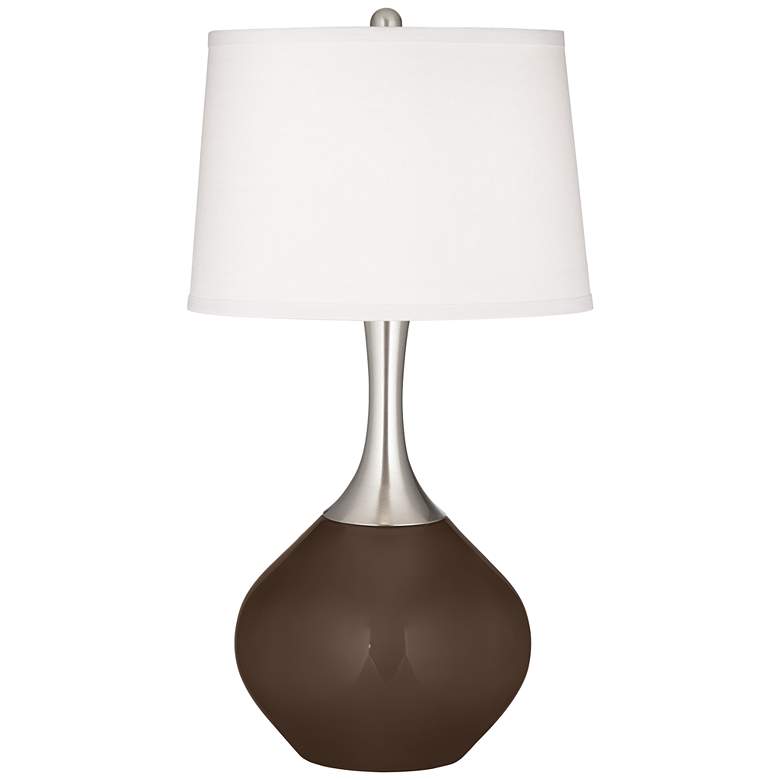 Image 2 Color Plus Spencer 31 inch Modern Carafe Brown Table Lamp