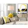 Color Plus Spencer 31" Modern Citrus Yellow Table Lamp