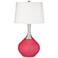 Color Plus Spencer 31" Modern Eros Pink Table Lamp