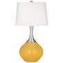 Color Plus Spencer 31" Modern Goldenrod Yellow Table Lamp