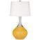 Color Plus Spencer 31" Modern Goldenrod Yellow Table Lamp