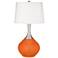 Color Plus Spencer 31" Modern Invigorate Orange Table Lamp