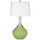 Color Plus Spencer 31" Modern Lime Rickey Green Table Lamp