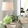 Color Plus Spencer 31" Modern Lime Rickey Green Table Lamp
