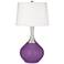 Color Plus Spencer 31" Modern Passionate Purple Table Lamp