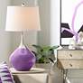 Color Plus Spencer 31" Modern Passionate Purple Table Lamp