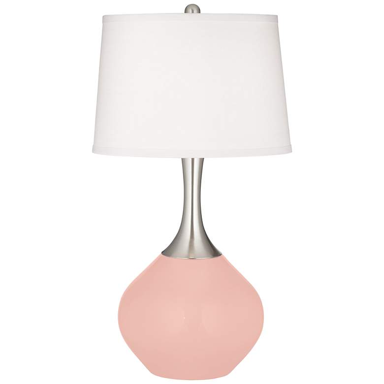 Image 2 Color Plus Spencer 31 inch Modern Rose Pink Table Lamp