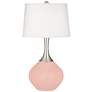 Color Plus Spencer 31" Modern Rose Pink Table Lamp