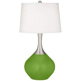 Image2 of Color Plus Spencer 31" Modern Rosemary Green Table Lamp
