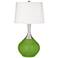 Color Plus Spencer 31" Modern Rosemary Green Table Lamp