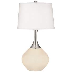 Image2 of Color Plus Spencer 31" Modern Steamed Milk White Table Lamp