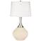 Color Plus Spencer 31" Modern Steamed Milk White Table Lamp