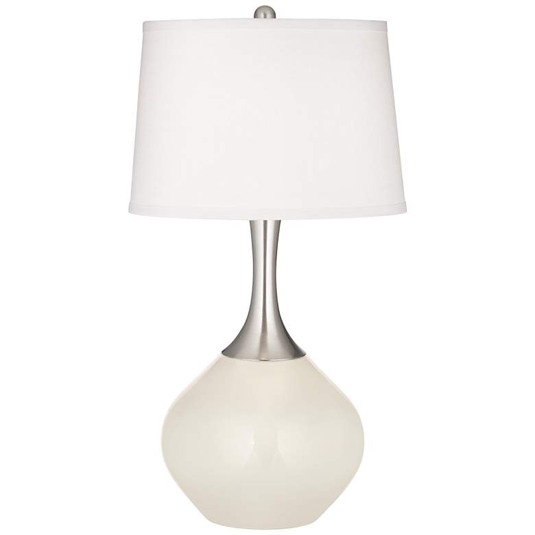 Image 2 Color Plus Spencer 31 inch Modern West Highland White Table Lamp