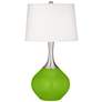 Color Plus Spencer 31" Neon Green Modern Table Lamp