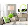 Color Plus Spencer 31" Neon Green Modern Table Lamp