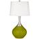 Color Plus Spencer 31" Olive Green Table Lamp