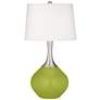 Color Plus Spencer 31" Parakeet Green Table Lamp