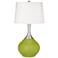 Color Plus Spencer 31" Parakeet Green Table Lamp