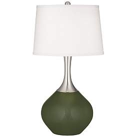 Image2 of Color Plus Spencer 31" Secret Garden Green Table Lamp