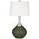 Color Plus Spencer 31" Secret Garden Green Table Lamp