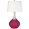 Color Plus Spencer 31" Vivacious Pink Modern Table Lamp