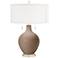 Color Plus Toby 28" High Mocha Brown Table Lamp
