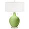 Color Plus Toby 28" High Modern Lime Rickey Green Table Lamp