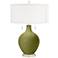 Color Plus Toby 28" High Rural Green Table Lamp