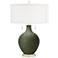 Color Plus Toby 28" High Secret Garden Green Table Lamp