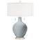 Color Plus Toby 28" High Uncertain Gray Table Lamp