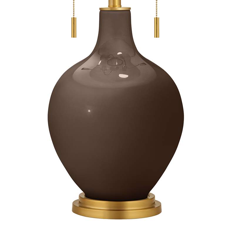 Color Plus Toby Brass 28" Carafe Brown Glass Table Lamp - #95R91 ...