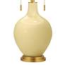 Thumbnail3 of Color Plus Toby Brass 28" High Butter Up Yellow Table Lamp more views