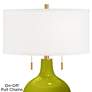 Thumbnail2 of Color Plus Toby Brass 28" High Olive Green Table Lamp more views