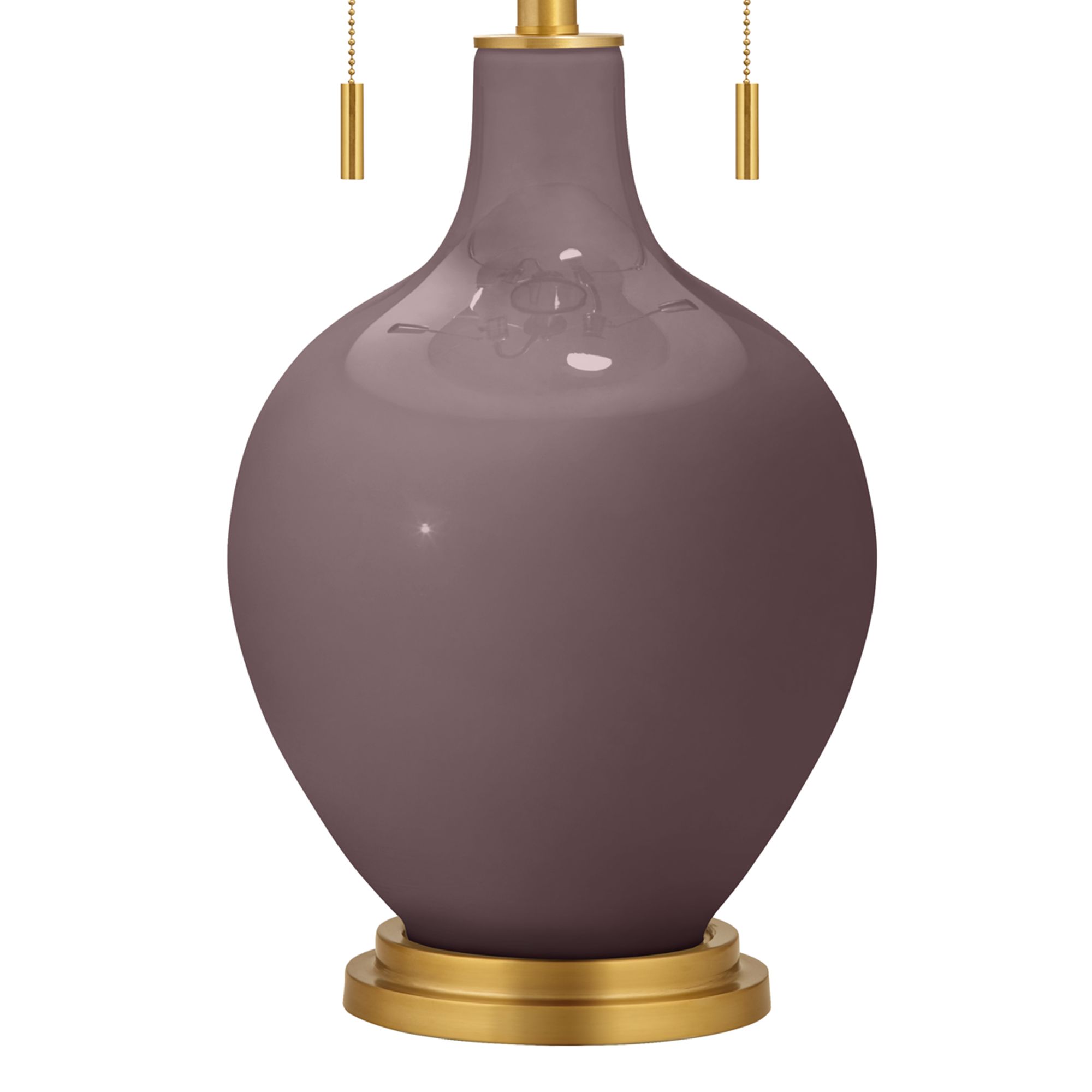 Image 3 Color Plus Toby Brass 28" High Poetry Plum Purple Table Lamp more views
