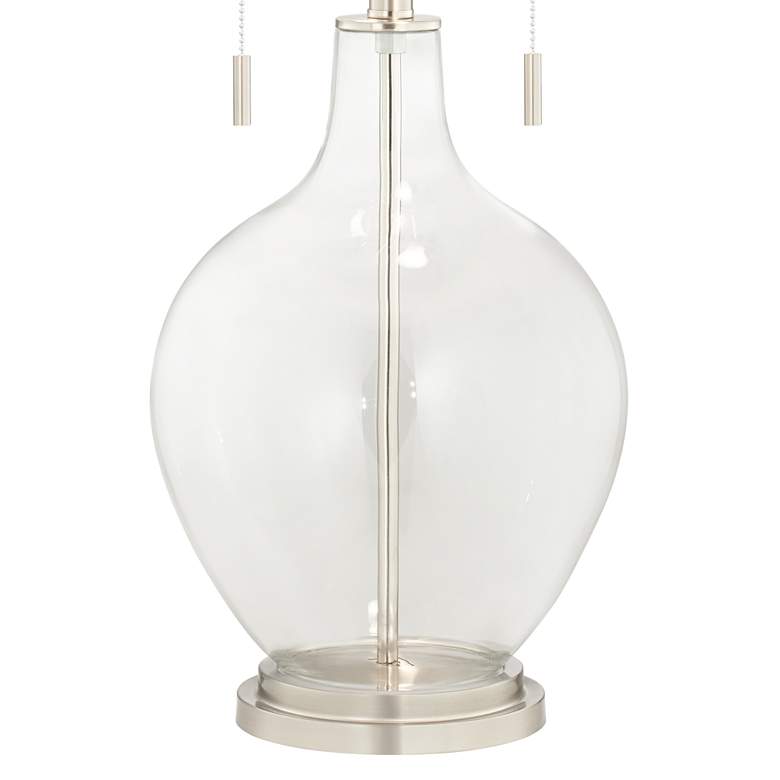 Image 5 Color Plus Toby Nickel 28" Clear Glass Fillable Table Lamp more views