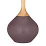 4_Color Plus Wexler 31" Fog Linen Shade Poetry Plum Purple Table Lamp more views