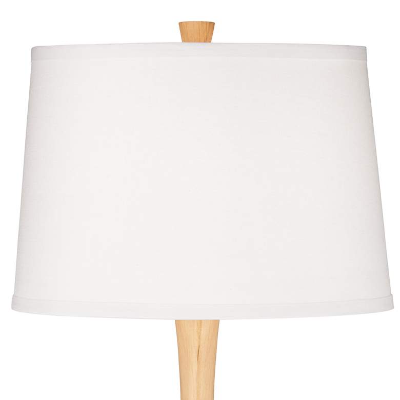 Image 3 Color Plus Wexler 31" High Fog Linen Shade Redend Point Table Lamp more views